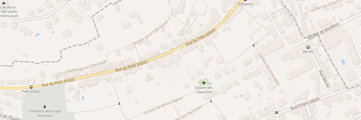 Plan du 128 Rue du Petit Arbois à Laxou