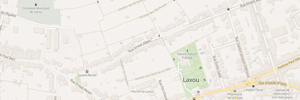 Plan du 50 Rue Ernest Albert à Laxou