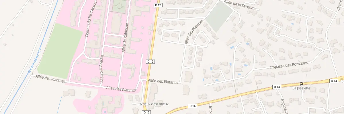 Plan du 159 All des Platanes à Pierrefeu-du-Var