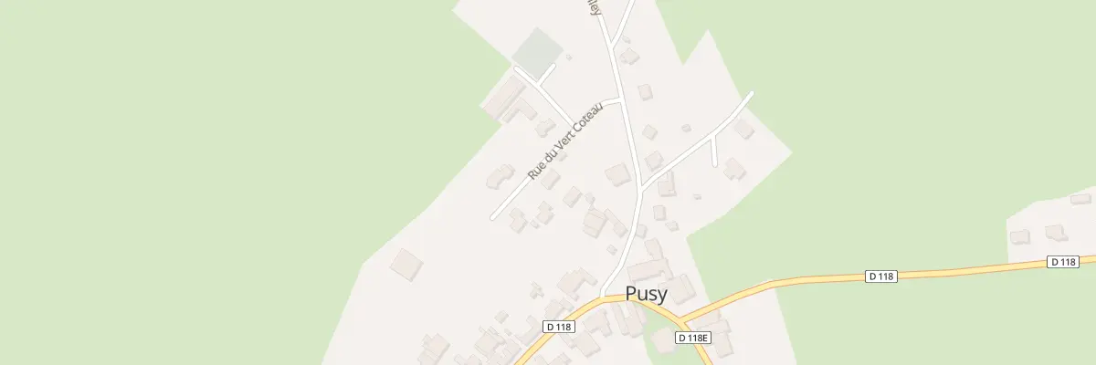 Plan du 3 Rue du Vert Coteau à Pusy-et-Épenoux