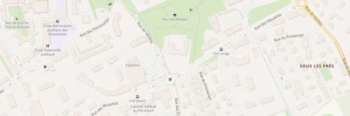 Plan du 2 Rue de Vénétie à Annecy