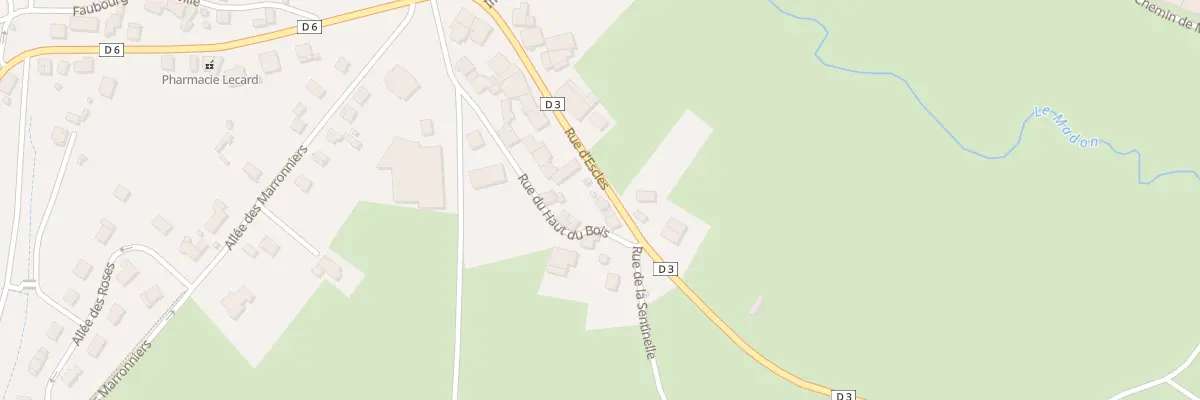 Plan du 12 Rue d’Escles à Lerrain