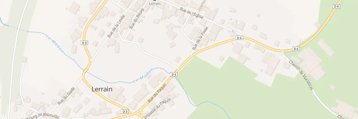 Plan du 1 Rue de Ville sur Illon à Lerrain