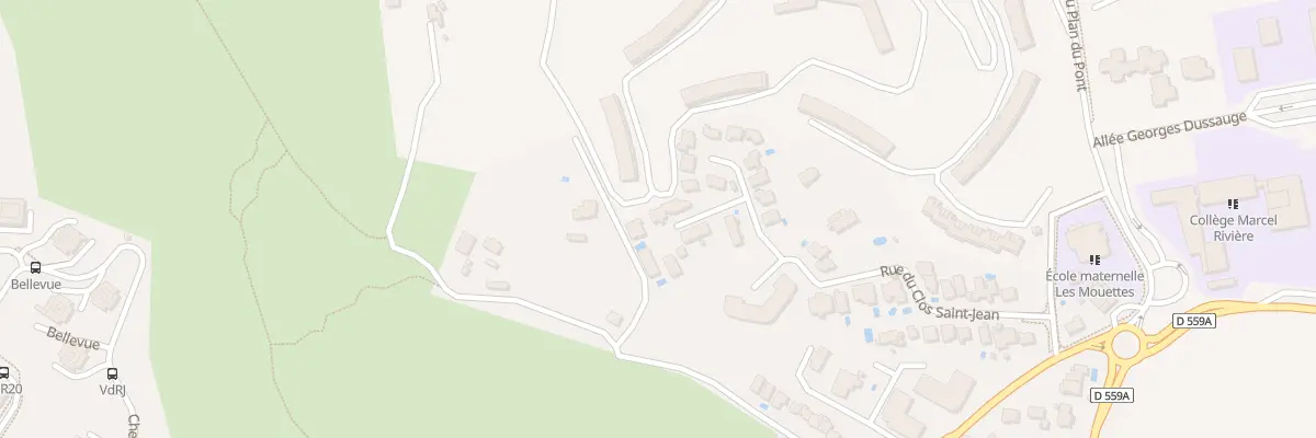 Plan du 64 Imp des Terrasses du Golf à Hyères