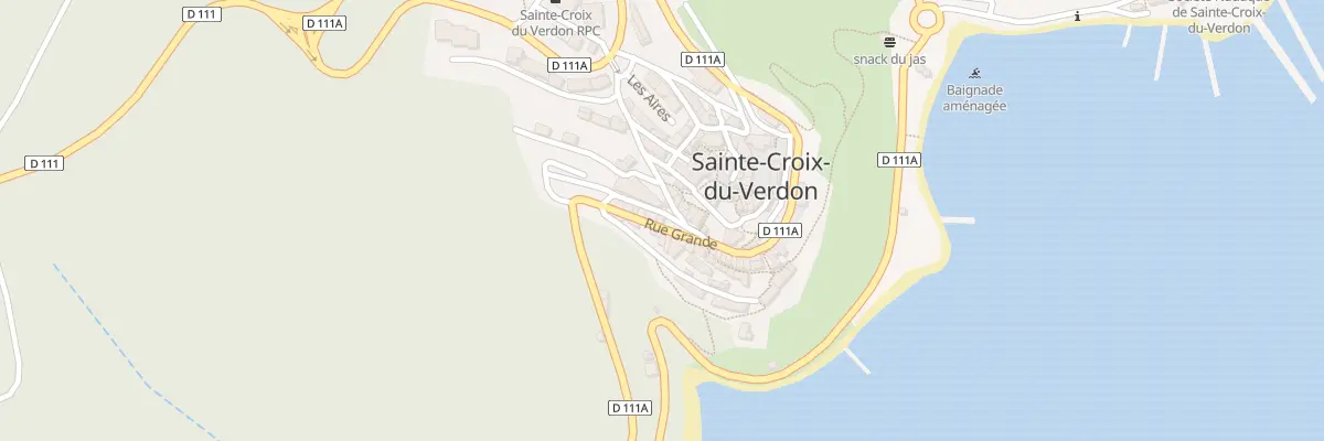 Plan du 5043A Le Village à Sainte-Croix-du-Verdon