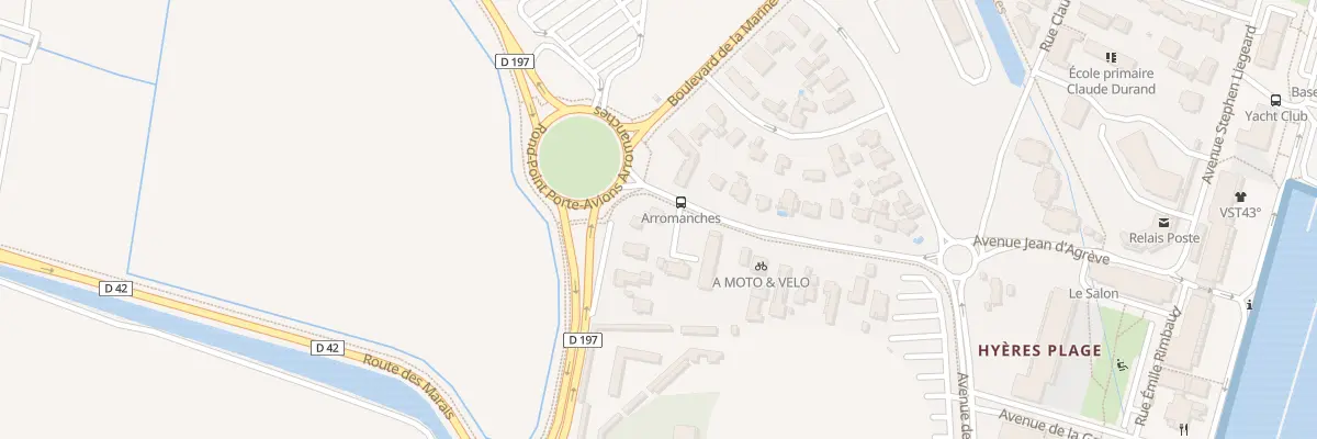 Plan du 1 Rte de Giens à Hyères