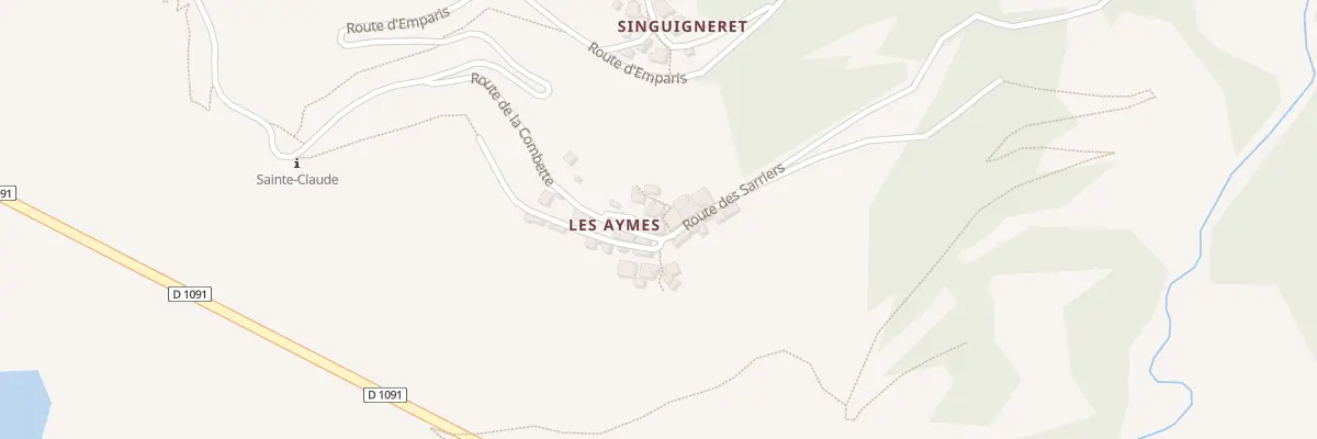 Plan du 5075 Hameau des Aymes à Mizoën