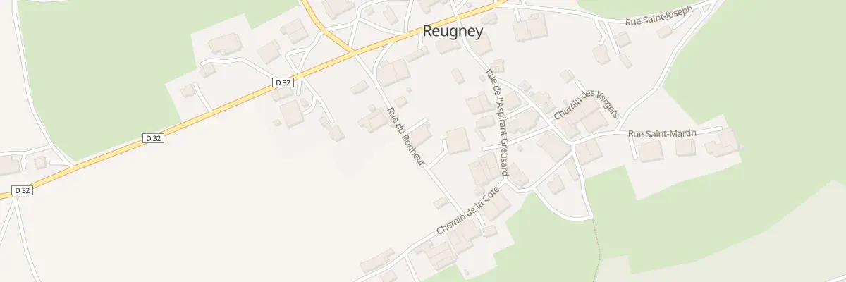 Plan du 3 Rue du Bonheur à Reugney