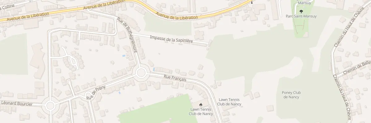 Plan du 15 Rue Français à Nancy