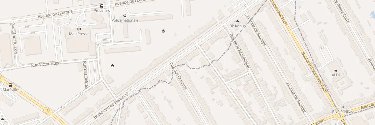 Plan du 49 Bd de Hardeval à Laxou