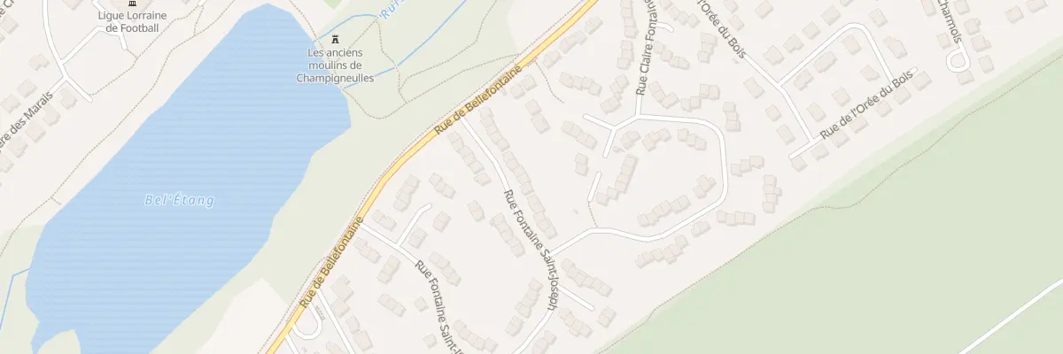 Plan du 17 Rue de la Fontaine St Joseph à Champigneulles