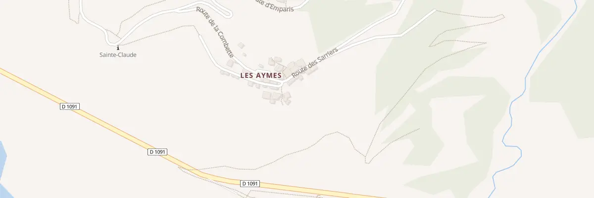 Plan du 3 Che du Pied des Aymes à Mizoën