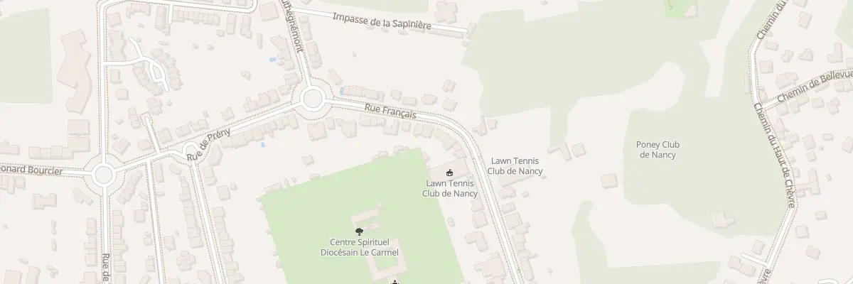 Plan du 22 Rue Français à Nancy