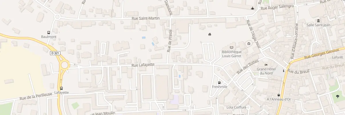 Plan du 21 Rue de Presle à Vesoul