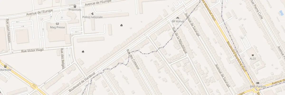 Plan du 47 Bd de Hardeval à Laxou