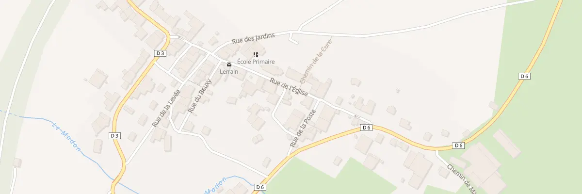 Plan du 18 Rue de l’Eglise à Lerrain