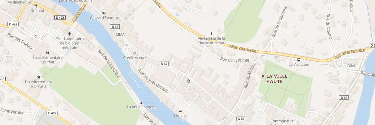Plan du 7 Rue Eugene Cusenier à Malans