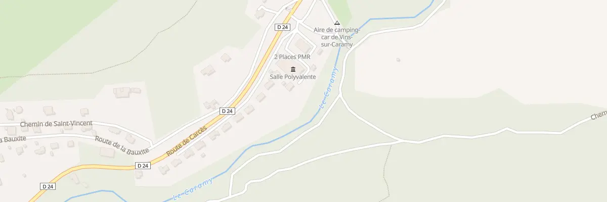 Plan du 9014 Les Lonnes à Vins-sur-Caramy