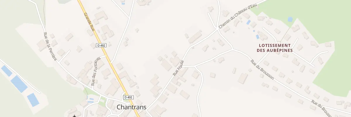 Plan du 11 Rue Haute à Chantrans