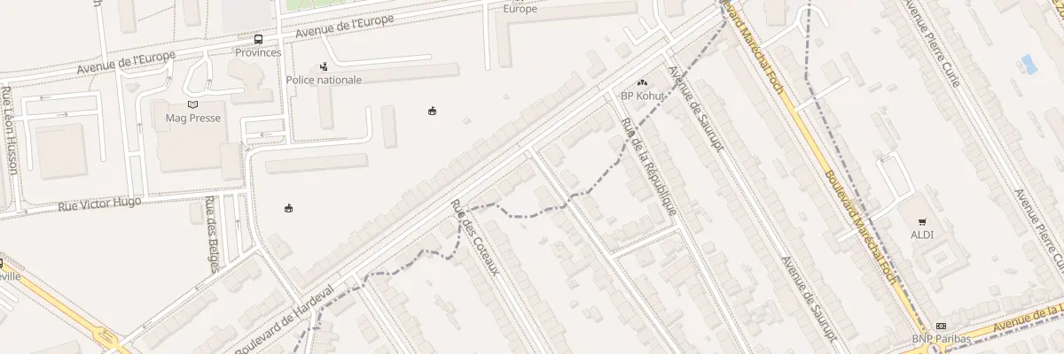 Plan du 41 Bd de Hardeval à Laxou
