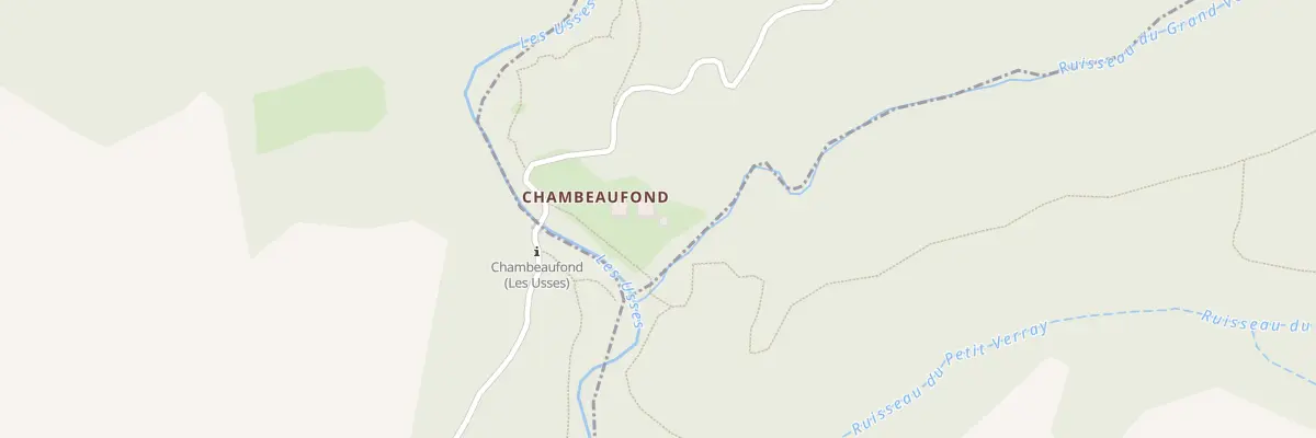 Plan du 1203 Che de Chambeaufond à Villy-le-Bouveret