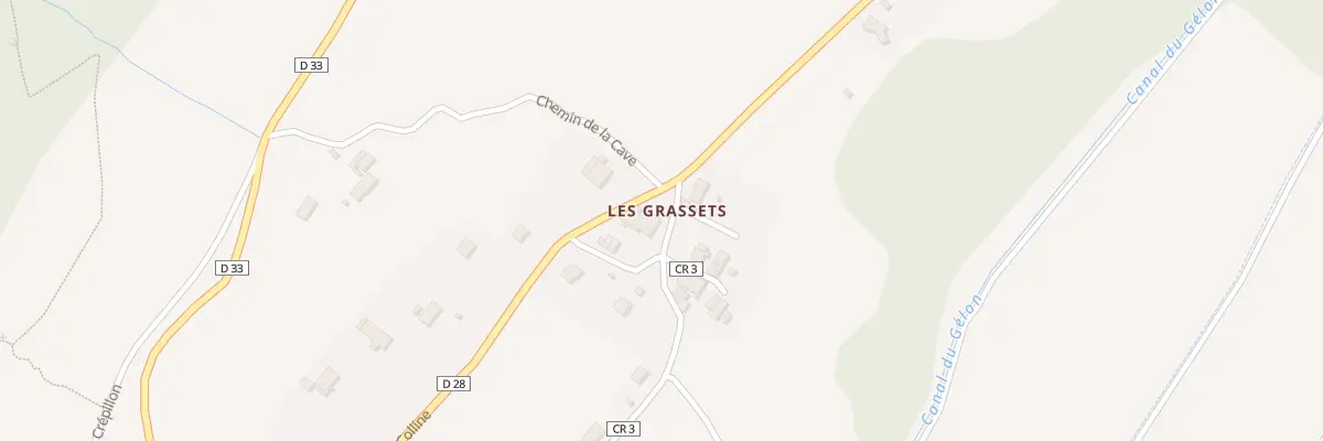 Plan du 54 Che de la Servaz à La Trinité