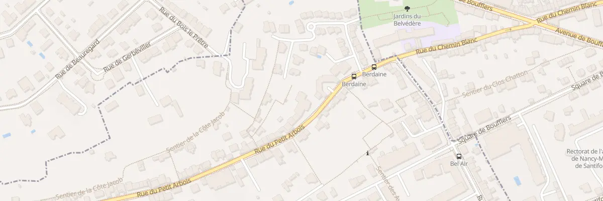 Plan du 159 Rue du Petit Arbois à Laxou