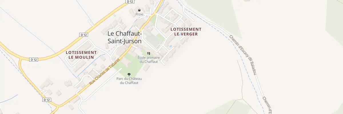 Plan du 2 Lot Le Verger au Chaffaut-Saint-Jurson