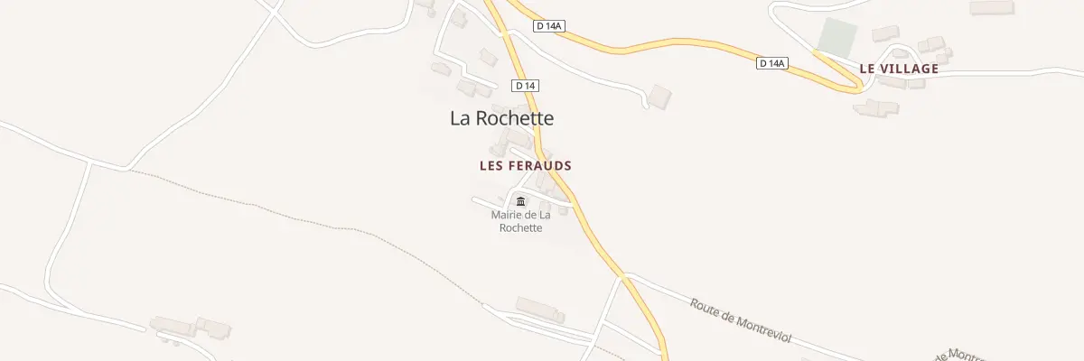 Plan du 5061 Les Ferauds à La Rochette
