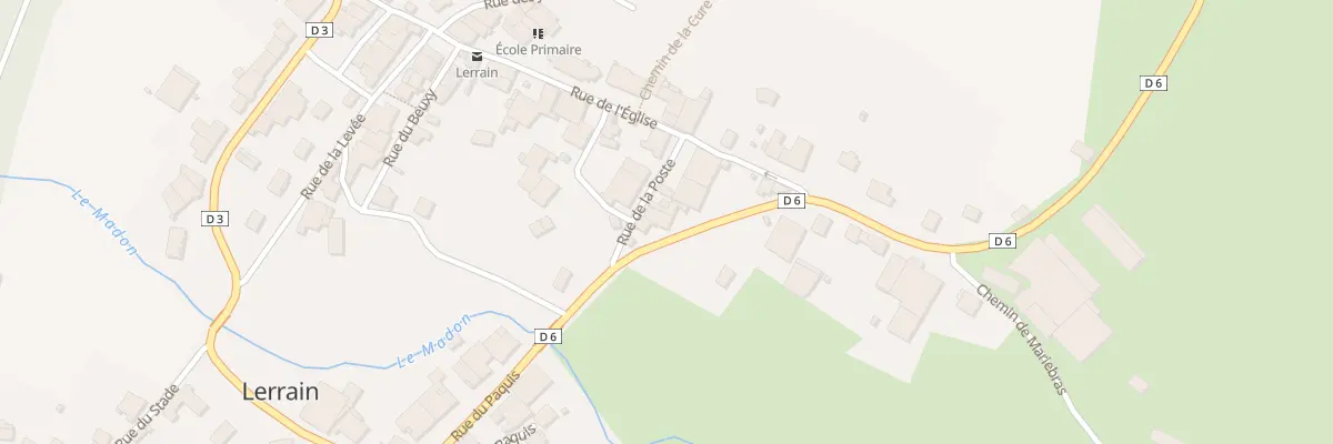 Plan du 3 Rue de Ville sur Illon à Lerrain