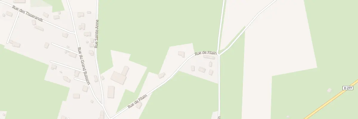 Plan du 6 Rue de Filain à Authoison