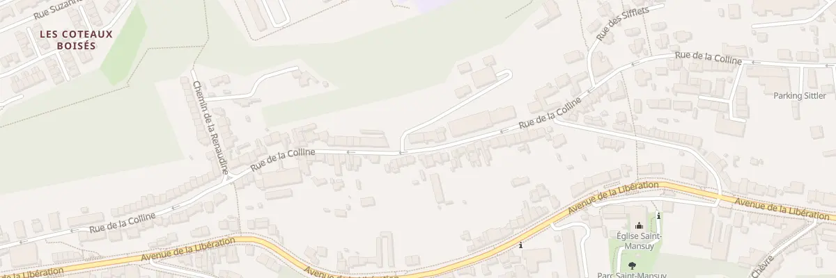 Plan du 106 Rue de la Colline à Nancy