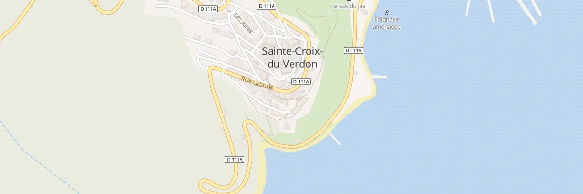 Plan du 5016 Le Village à Sainte-Croix-du-Verdon
