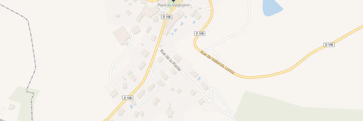 Plan du 1 Rue de la Plante à Vallerois-Lorioz