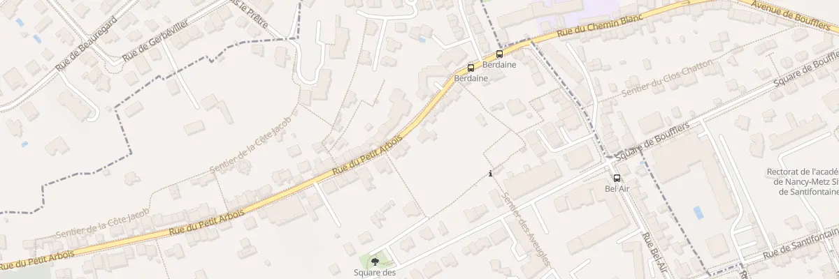 Plan du 156 Rue du Petit Arbois à Laxou