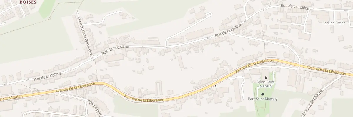 Plan du 111 Rue de la Colline à Nancy
