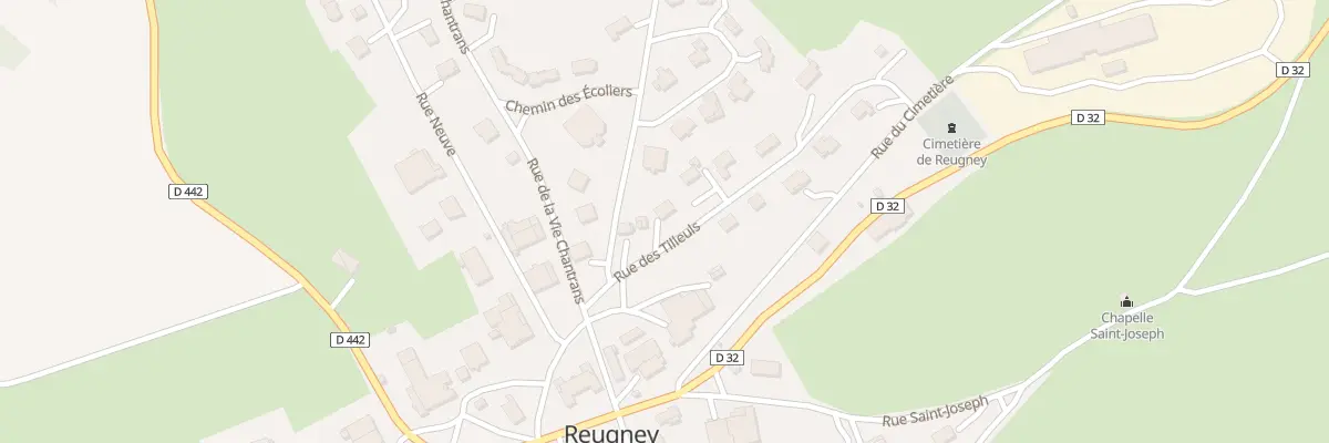 Plan du 3 Rue des Tilleuls à Reugney