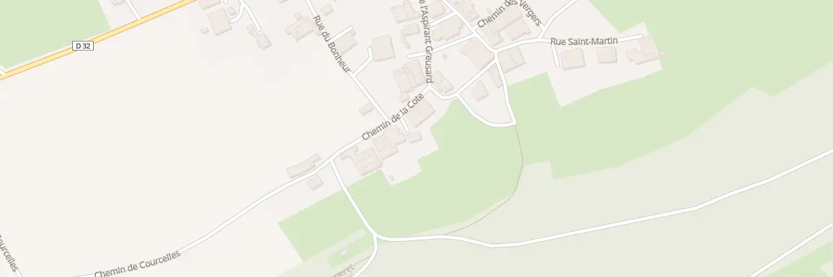 Plan du 5 Che de la Cote à Reugney