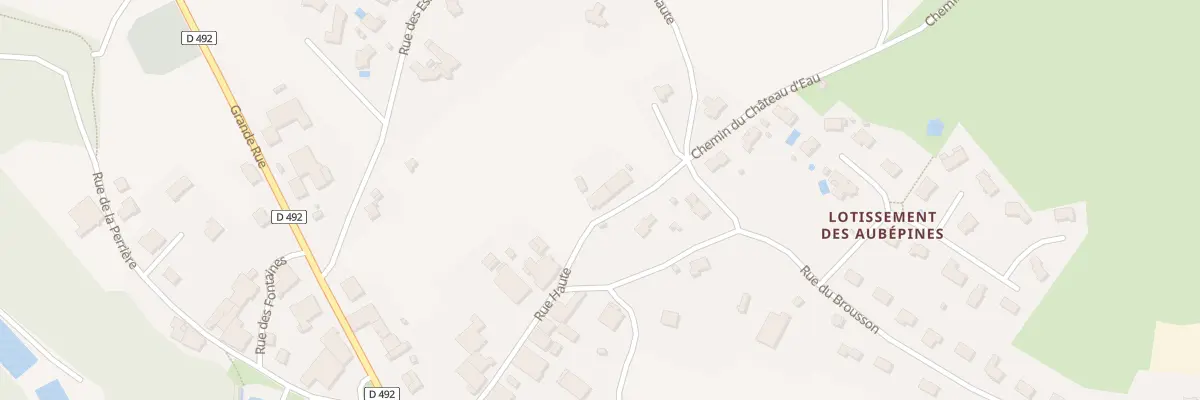 Plan du 13 Rue Haute à Chantrans