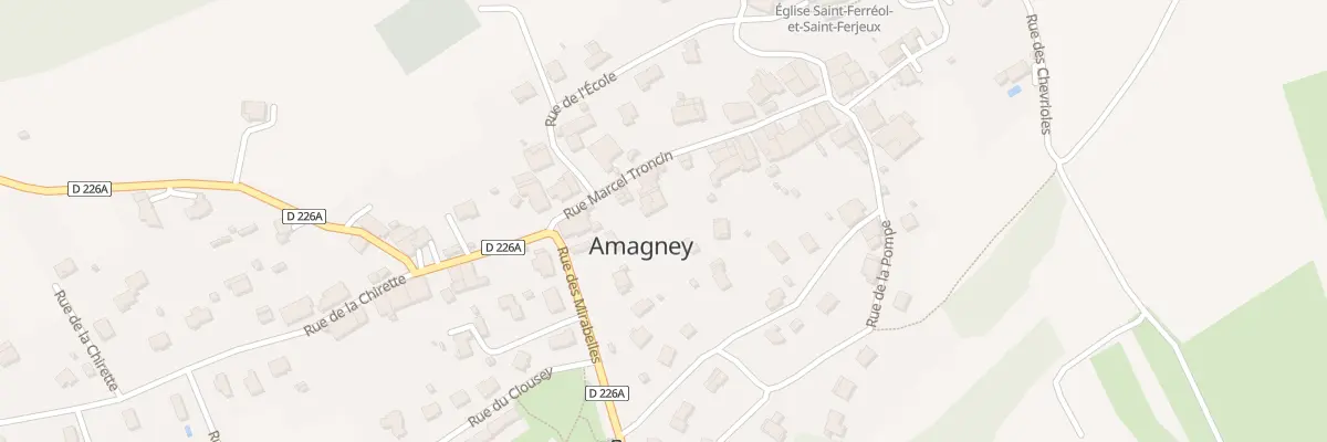 Plan du 5015 Rue Marcel Troncin à Amagney