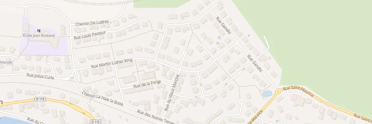 Plan du 13 Rue Martin Luther King à Messein
