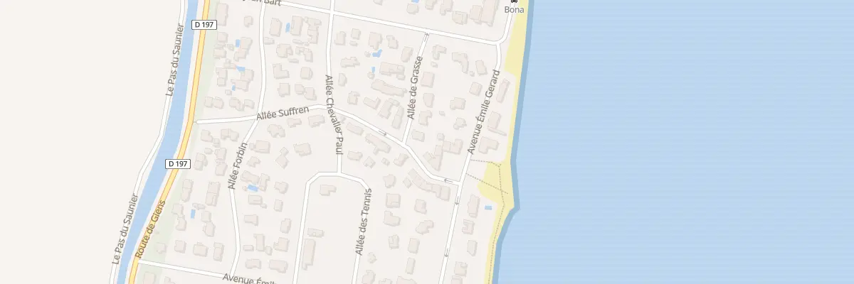 Plan du 6 All Suffren à Hyères
