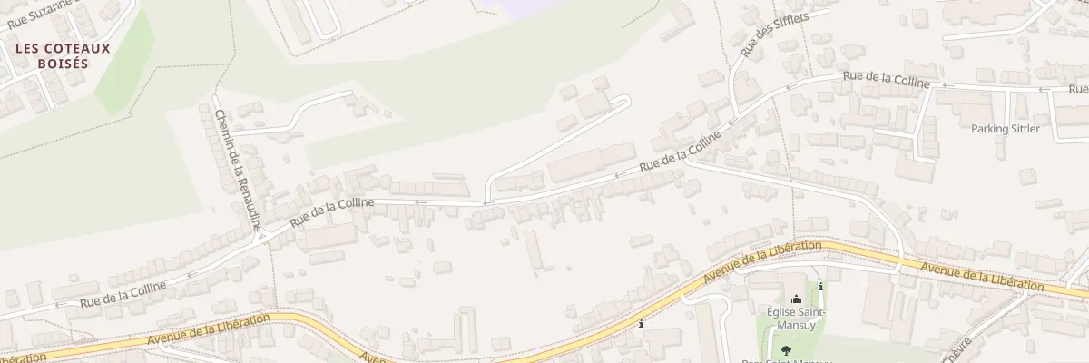 Plan du 102 Rue de la Colline à Nancy