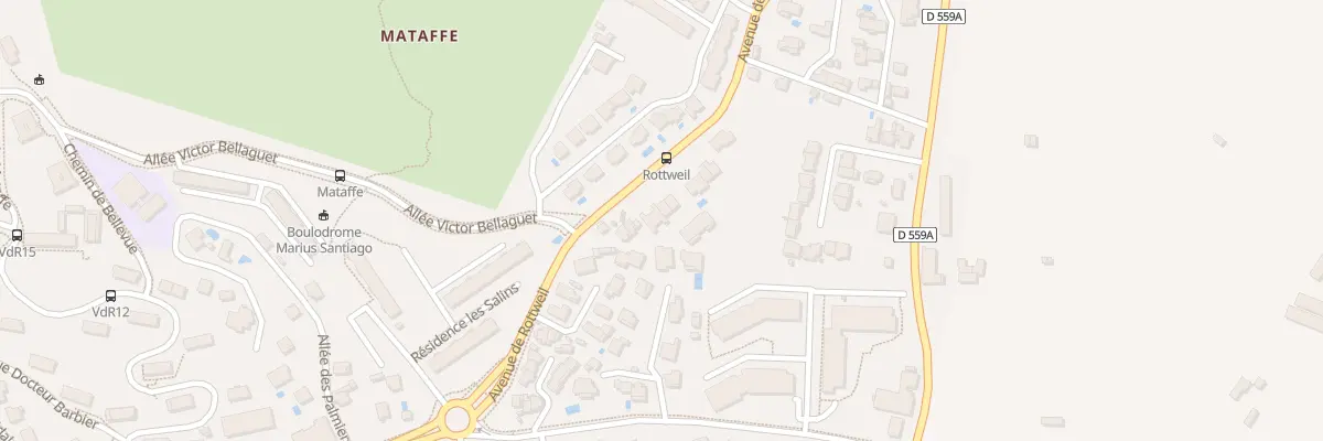 Plan du 9999 Av de Rottweil à Hyères
