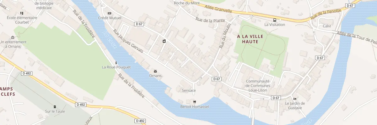 Plan du 4 Rle Bailly à Ornans