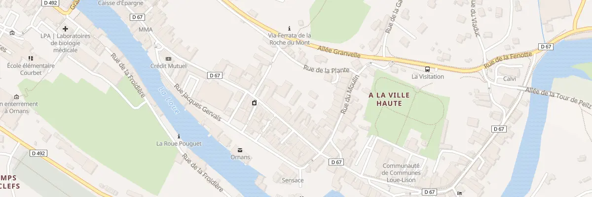 Plan du 11C Rue Eugene Cusenier à Ornans