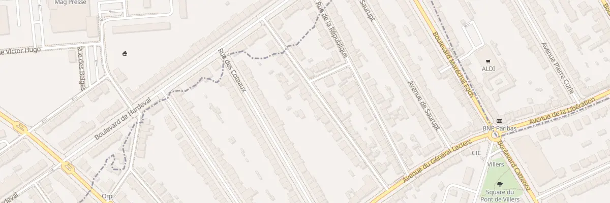 Plan du 29 Rue General de Castelnau à Villers-lès-Nancy