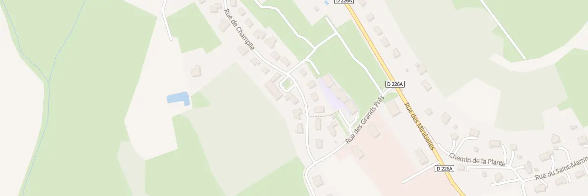 Plan du 38 Rue de Champlie à Amagney
