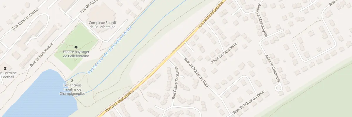 Plan du 1 Rue de Claire Fontaine à Champigneulles