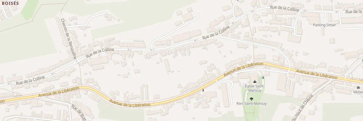 Plan du 101 Rue de la Colline à Nancy